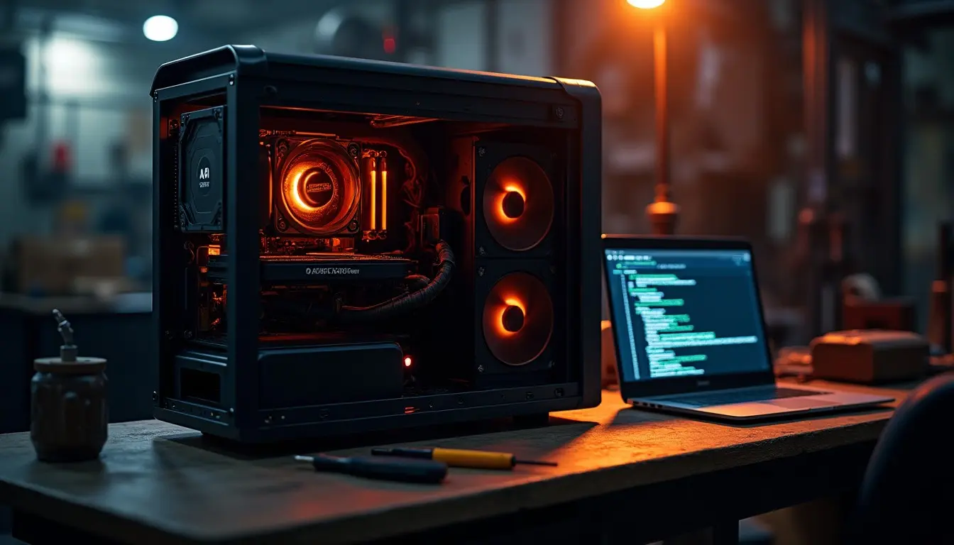 Hero-Image: KI-PC für Agent-Development: Hardware-Guide für lokale KI-Agents